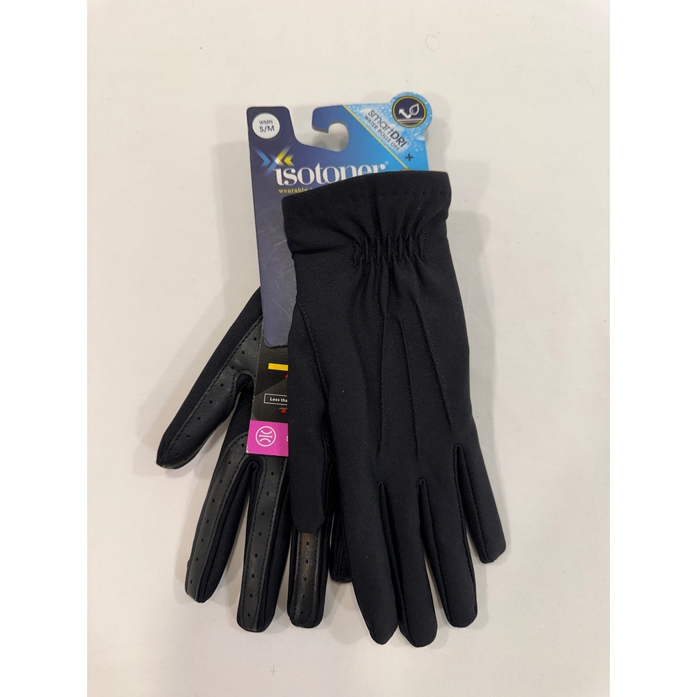 Isotoner smartDRI smartTouch Gloves Women S/M Black Thinsulate